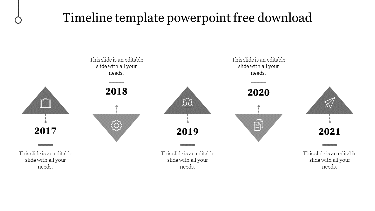 timeline template powerpoint free download-Gray
